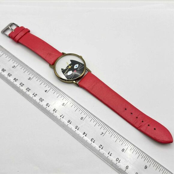 Gold & Pink Cat Men's Watch - Picture 3 of 4